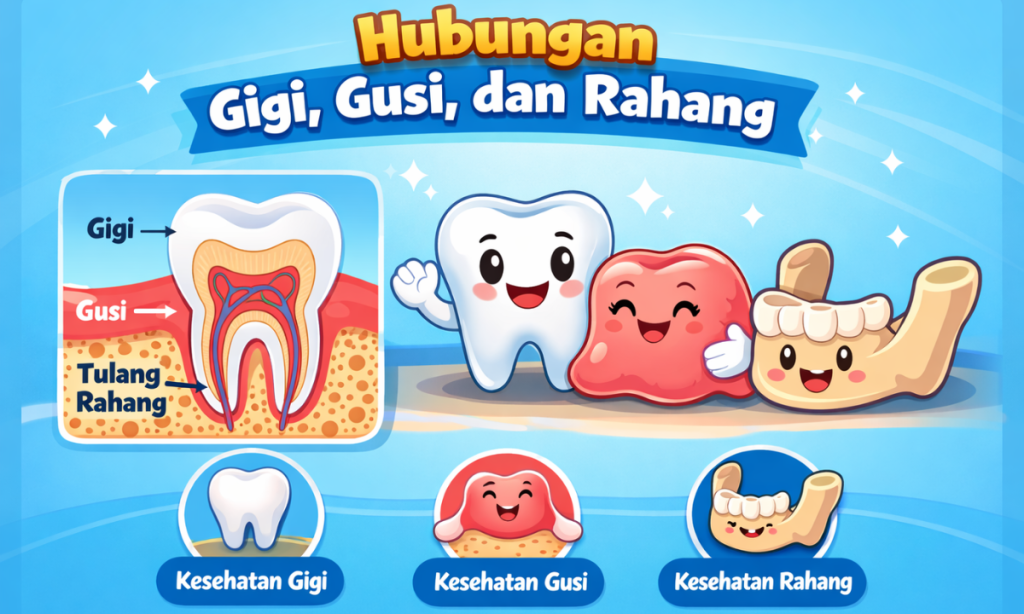 Perawatan Gigi yang Buruk Dapat Mengubah Struktur Rahang?