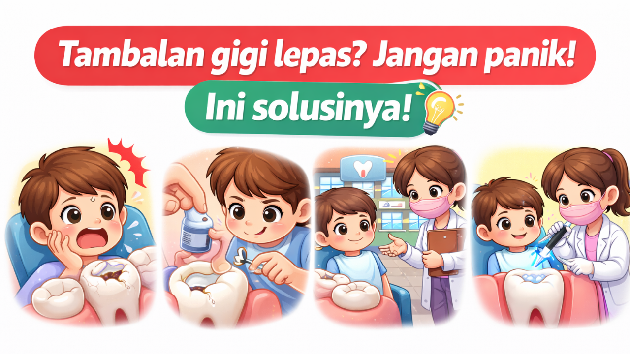 Tambalan Gigi Lepas? Jangan Panik, Ini Solusinya!
