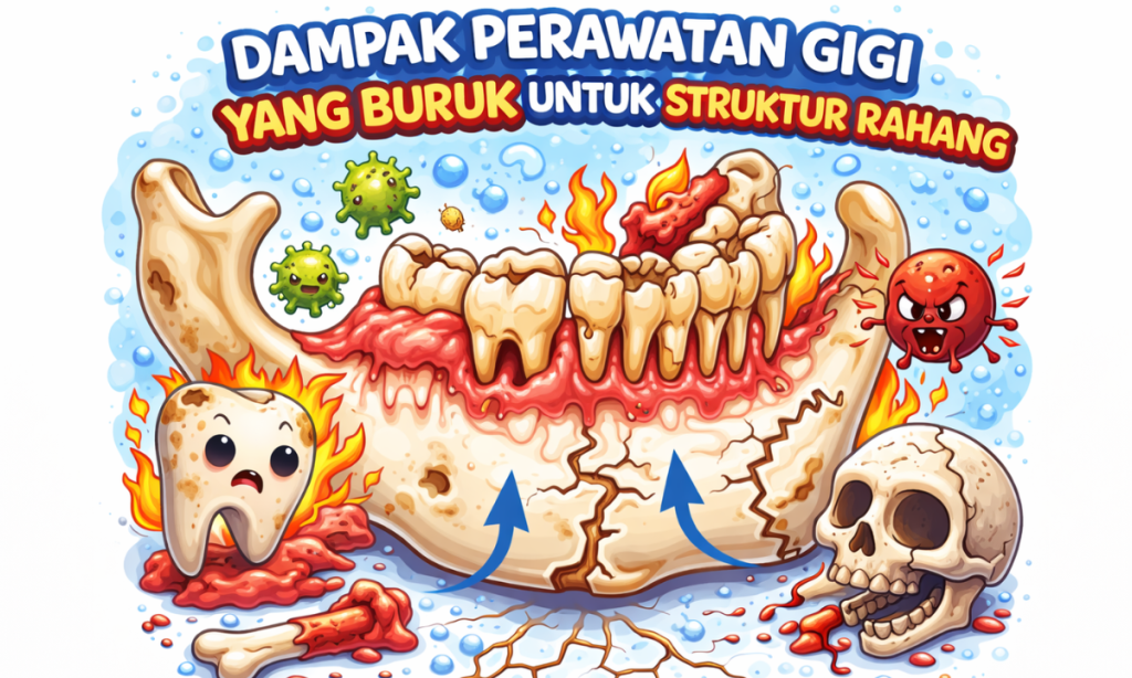 Perawatan Gigi yang Buruk Dapat Mengubah Struktur Rahang?