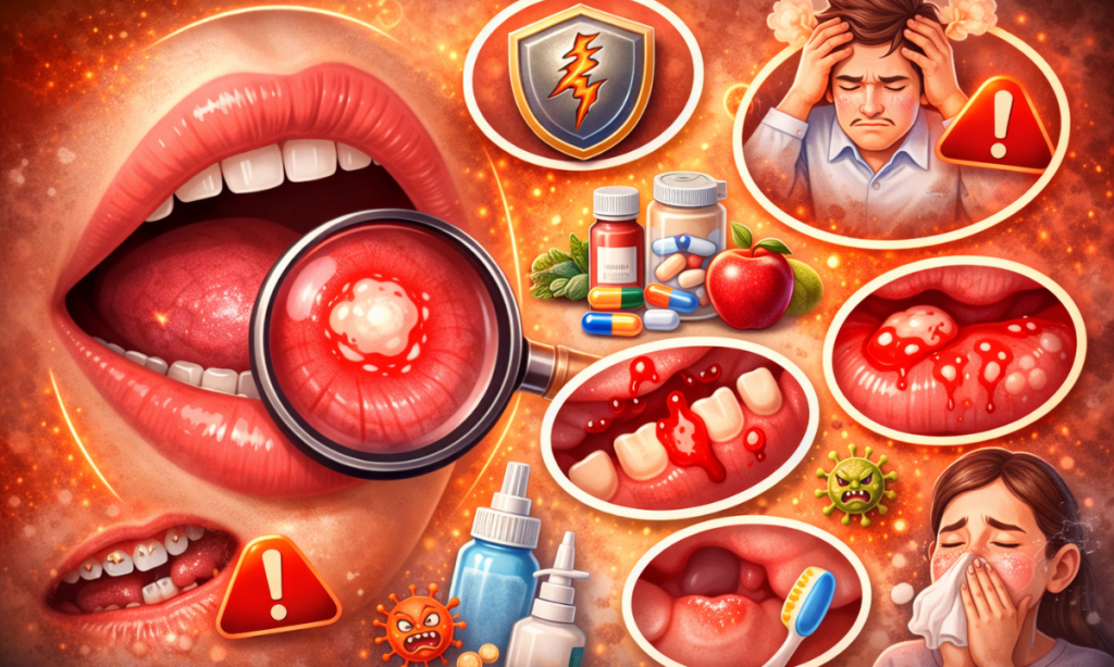 Sariawan Tidak Kunjung Sembuh? Hati-Hati Gejala Penyakit Mulut!