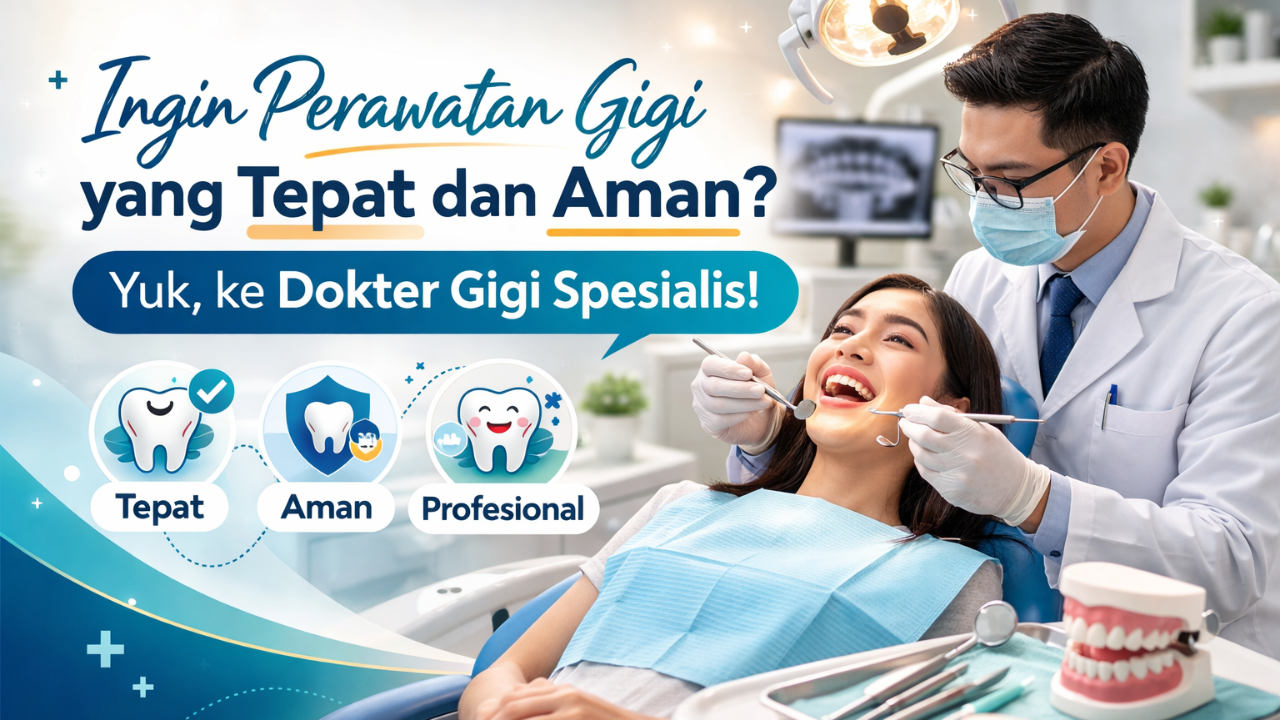 Ingin Perawatan Gigi yang Tepat dan Aman? Yuk, ke Dokter Gigi Spesialis!