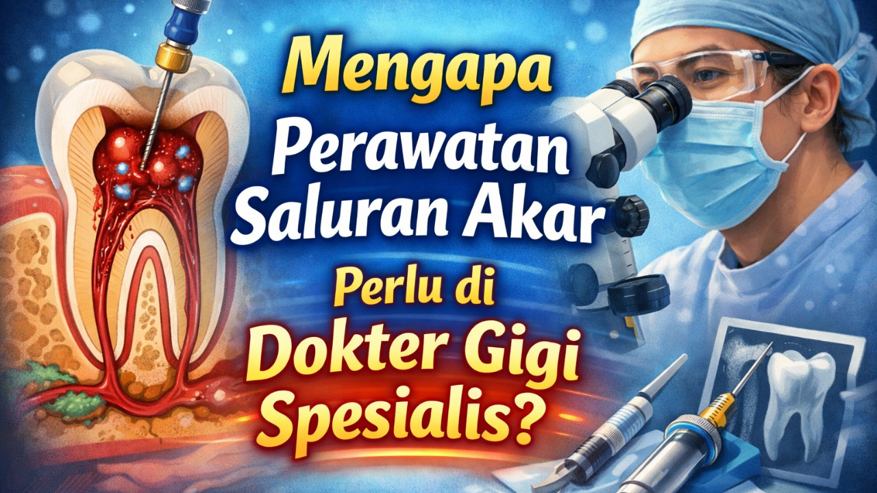 Mengapa Perawatan Saluran Akar Perlu di Dokter Gigi Spesialis?